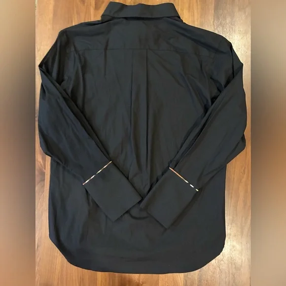 NWT - Burberry Blouse with Patterned Check - Picture 5 of 12